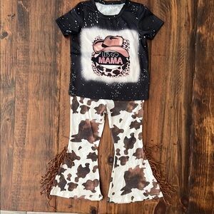 Kids' Black and Brown Matching Set